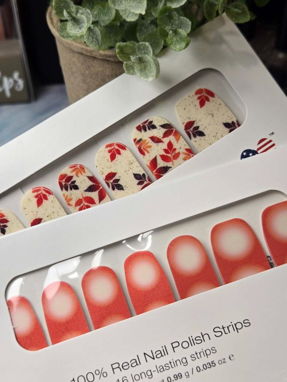 Color Street Press On Nail Design- Thanksgiving #1
